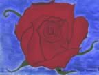 Rose in Acrylics (23kb)