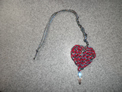 Red Heart Bookmark