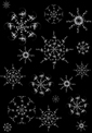 Card Back Snowflakes