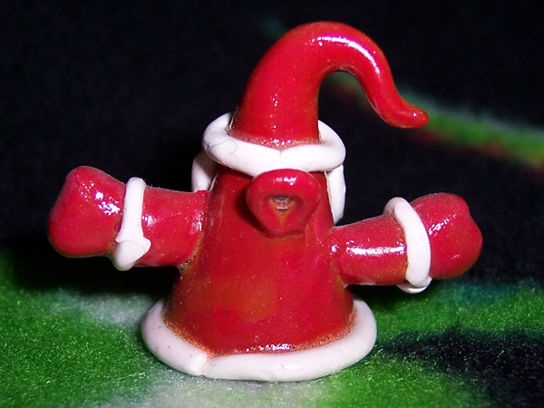 Handmade Santa back